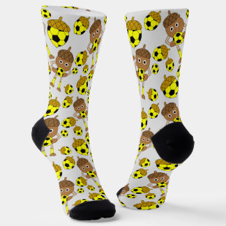 Soccer Nut Pattern Socks