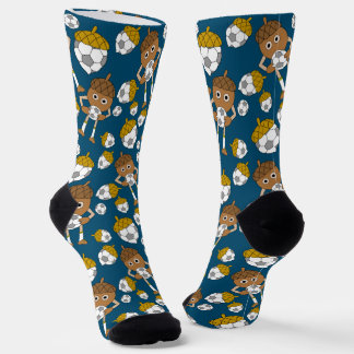 Soccer Nut Pattern Socks
