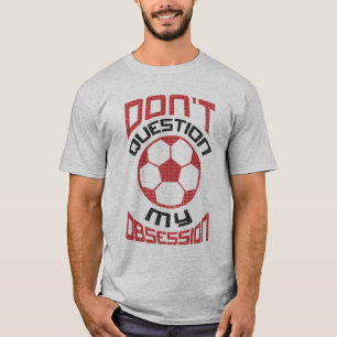 Soccer Obsession Name and Number Back Print T-Shirt