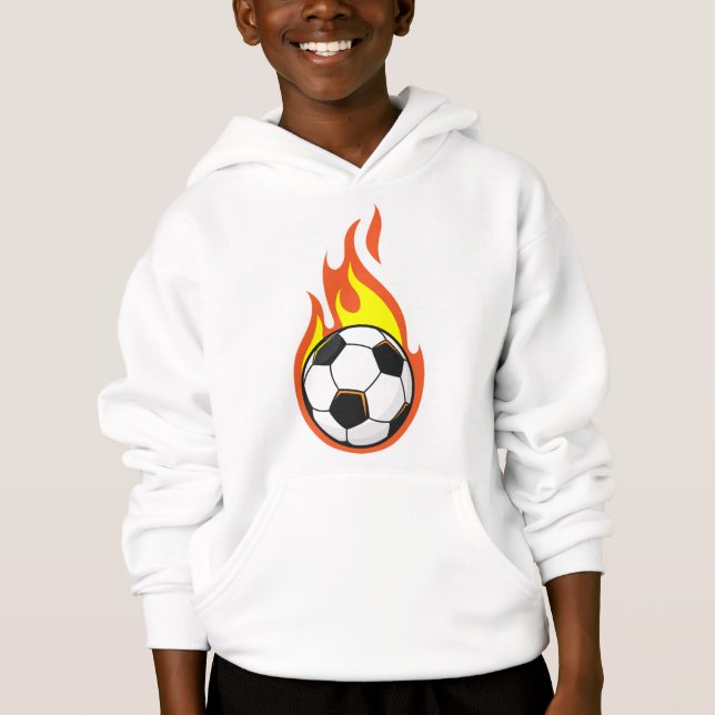 Soccer on Fire Hoodie (Front)