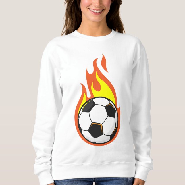 Soccer on Fire Sweatshirt (Front)