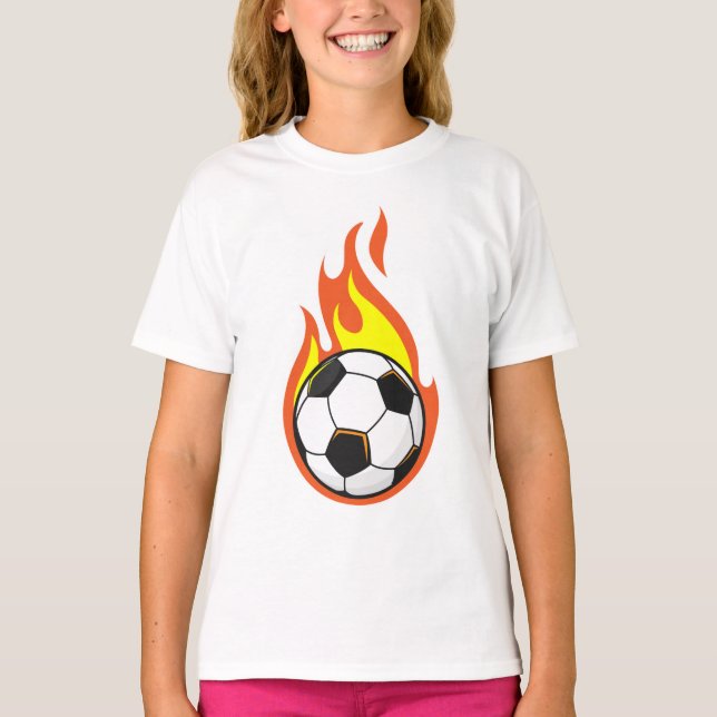 Soccer on Fire T-Shirt (Front)