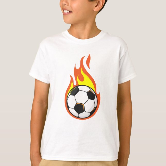 Soccer on Fire T-Shirt (Front)