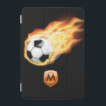 Soccer or Football Monogram iPad Mini Cover<br><div class="desc">Football or soccer phone case customizable with your initials. Images used on this item are licensed © Graphics Factory.com</div>