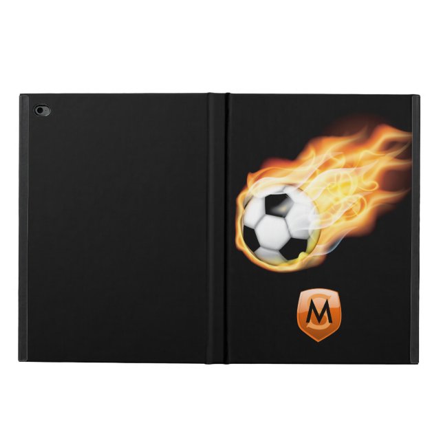 Soccer or Football Monogram Powis iPad Air 2 Case (Outside)