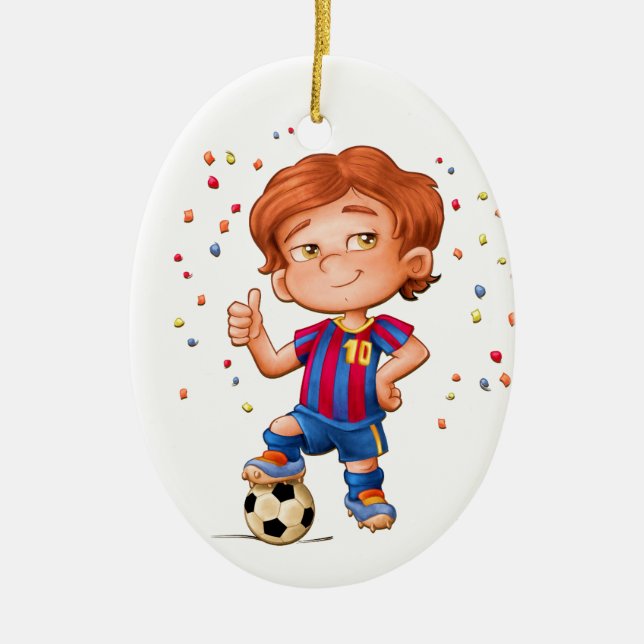 Soccer Ornament (Front)