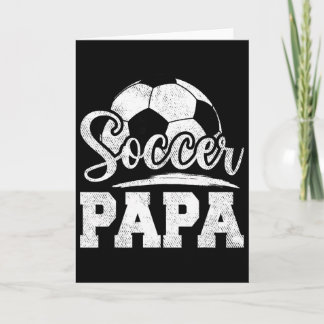 Soccer Papa Soccer Player Game Day Father's Day  Card