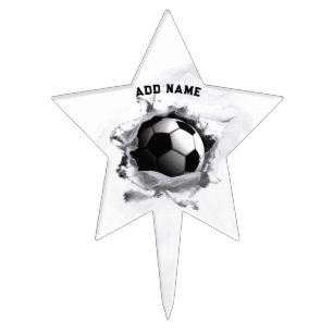 Soccer Party Cake Topper