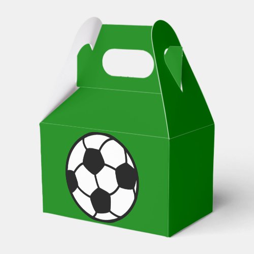 Soccer Party Favor Box Birthday Favor Box