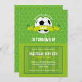 Soccer Party Invitation (Front/Back)