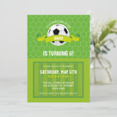 Soccer Party Invitation (Standing Front)