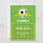 Soccer Party Invitation at Zazzle