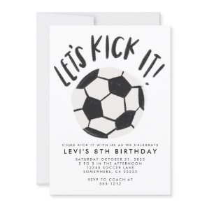 Soccer Party Invite