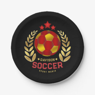 Soccer Party  Paper Plates