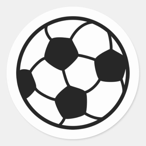 Soccer Party Sticker Birthday Sticker