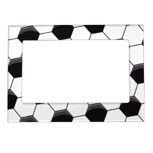 Soccer Pattern Magnetic Frame