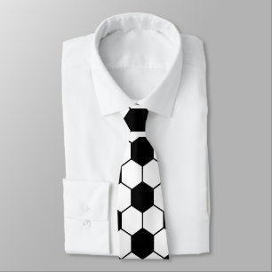 Soccer Pattern Neck Tie