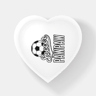 Soccer Pawpaw Vintage Engraving Shirt Design_1 Paperweight