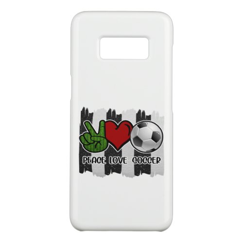 Soccer Peace and Love Case_Mate Samsung Galaxy S8 Case
