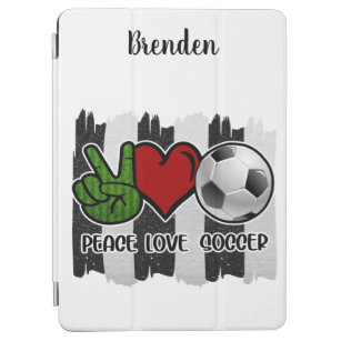 Soccer Peace and Love iPad Air Cover