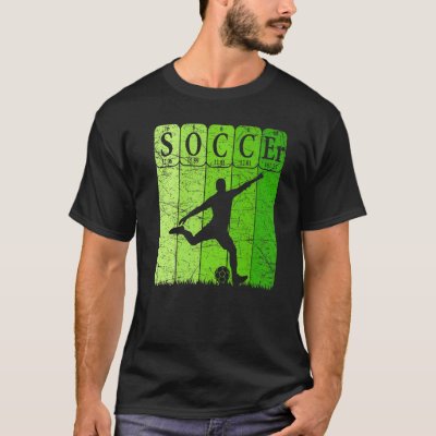 Soccer Periodic Table Elements Soccer Player Nerd  T-Shirt