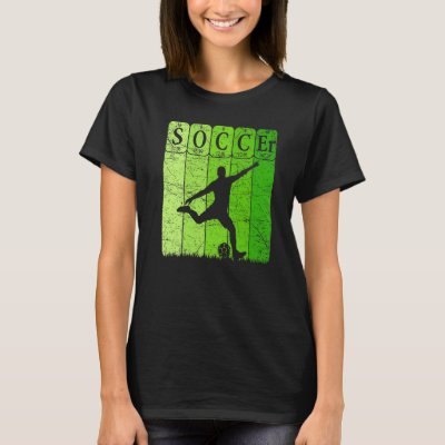 Soccer Periodic Table Elements Soccer Player Nerd  T-Shirt