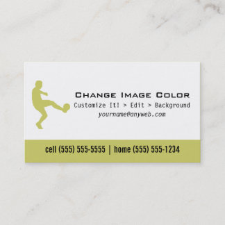 Soccer - Personal Business Card