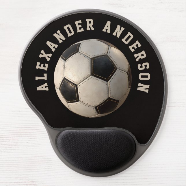 Soccer Personalize  Gel Mouse Pad (Front)