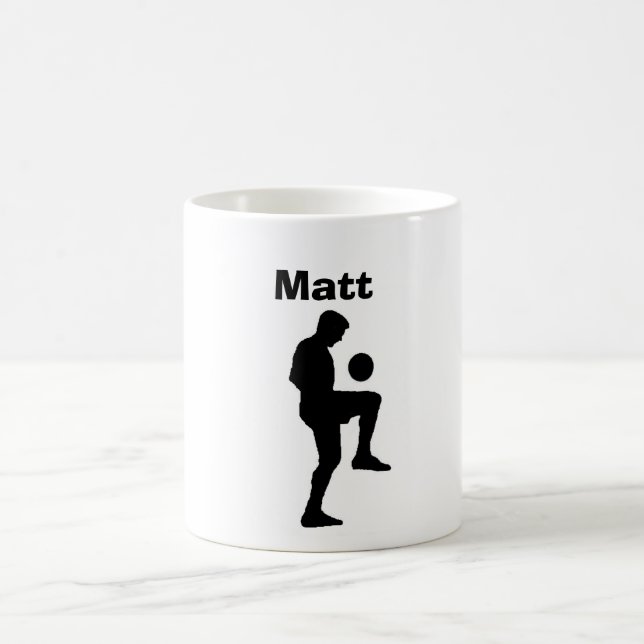 "Soccer" Personalized Mug (male) (Center)