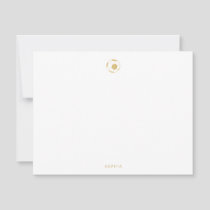 Soccer Personalized Name Sports Gift Note Card