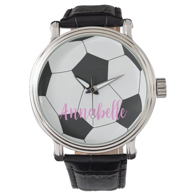 Soccer Personalized name Watch (Front)