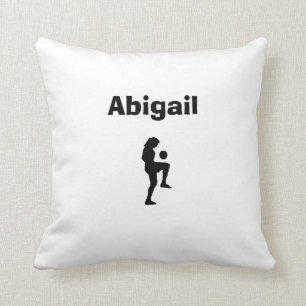 Soccer Personalized Pillow (female)
