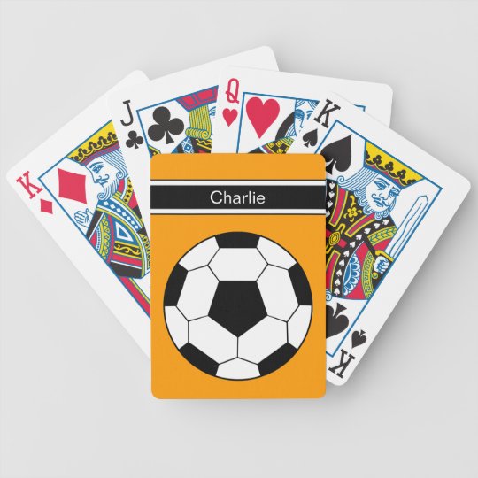 Soccer Personalized Playing Cards | Zazzle.com