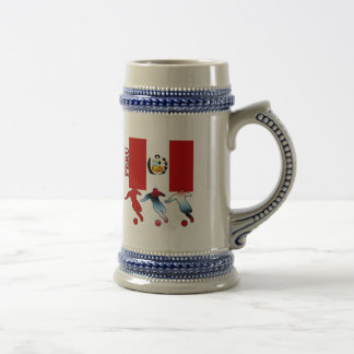 Soccer Peru Beer Stein