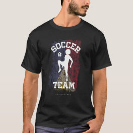 Soccer Philippines Flag Football Womens Soccer Gir T-Shirt