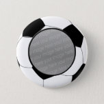 Soccer Photo Badge Pinback Button at Zazzle