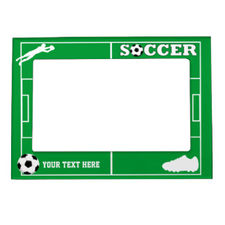 Soccer Photo Frame Magnet