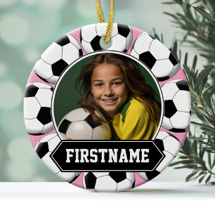 Soccer Photo Ornament for Youth