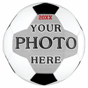 Soccer Photo Soccer Ball For Coaches And Players by YourSportsGifts at Zazzle