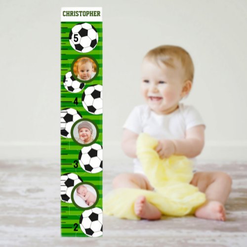 Soccer Photo Template Growth Chart