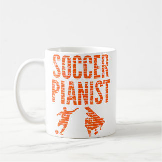 Soccer Pianist Piano Player Football Sport Gift Coffee Mug