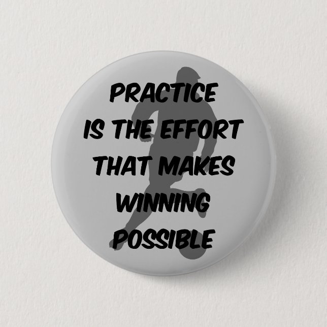 Soccer Pinback Button (Front)