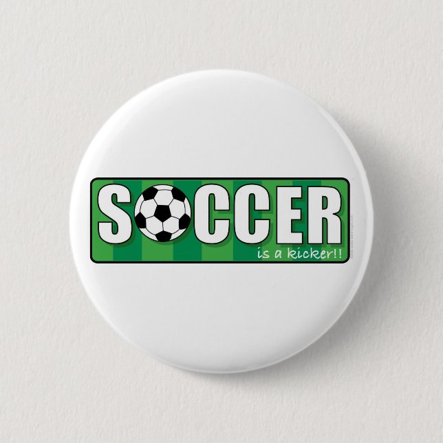 Soccer Pinback Button (Front)