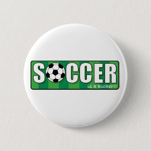 Soccer Pinback Button