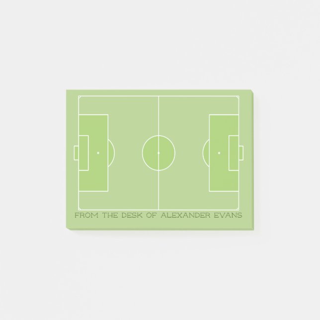 Soccer Pitch Post-it Notes (Front)