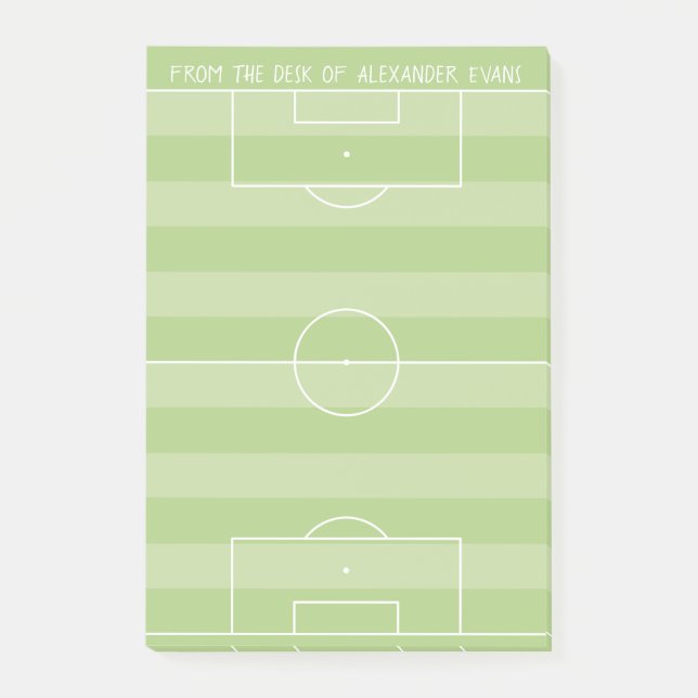 Soccer Pitch Post-it Notes (Front)