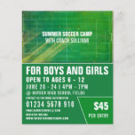 Soccer Pitch, Soccer Camp Advertising Flyer<br><div class="desc">Soccer Pitch,  Soccer Camp Advertising Flyers By The Business Card Store.</div>