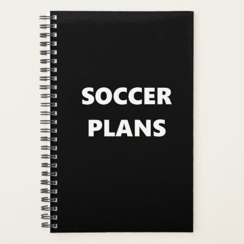 Soccer Planner Sports Theme Soccer Plans