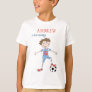 Soccer player 5 years boy sports birthday party T-Shirt