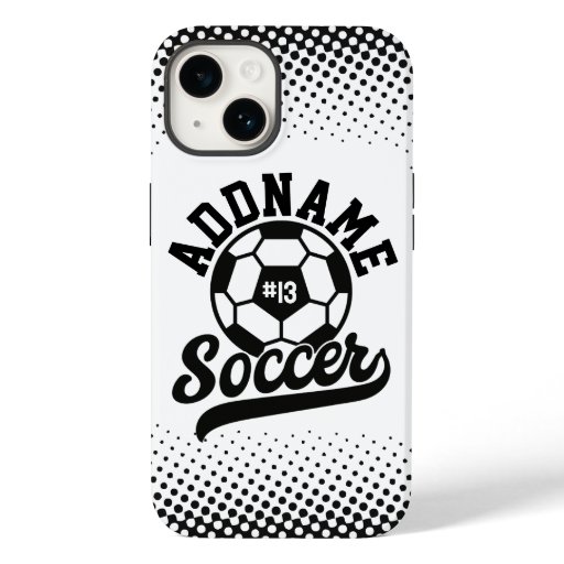 Soccer Player ADD NAME Football Team Personalized Case-Mate iPhone 14 Case
